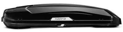 картинка Автомобильный бокс Hapro Trivor, 640 л, черный глянец компании RackWorld