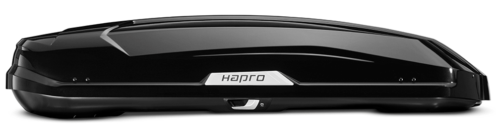 Автомобильный бокс Hapro Trivor, 640 л, черный глянец. Hapro Россия